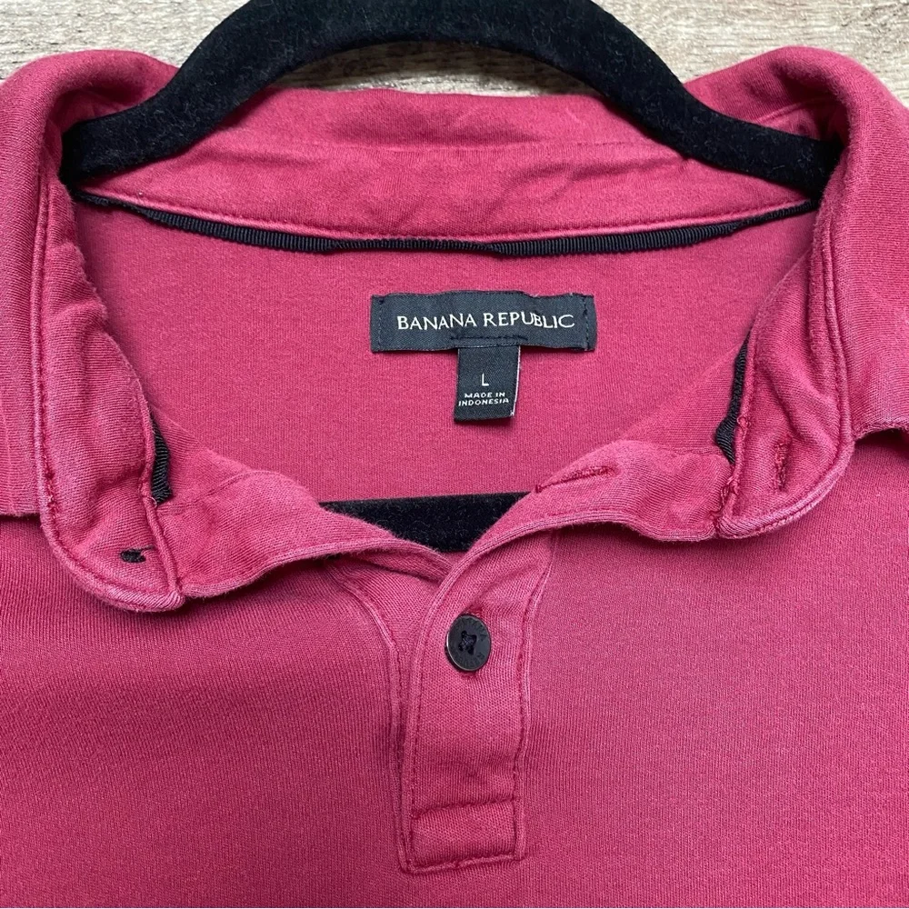 🍄 3/$30 Banana Republic Luxury Polo